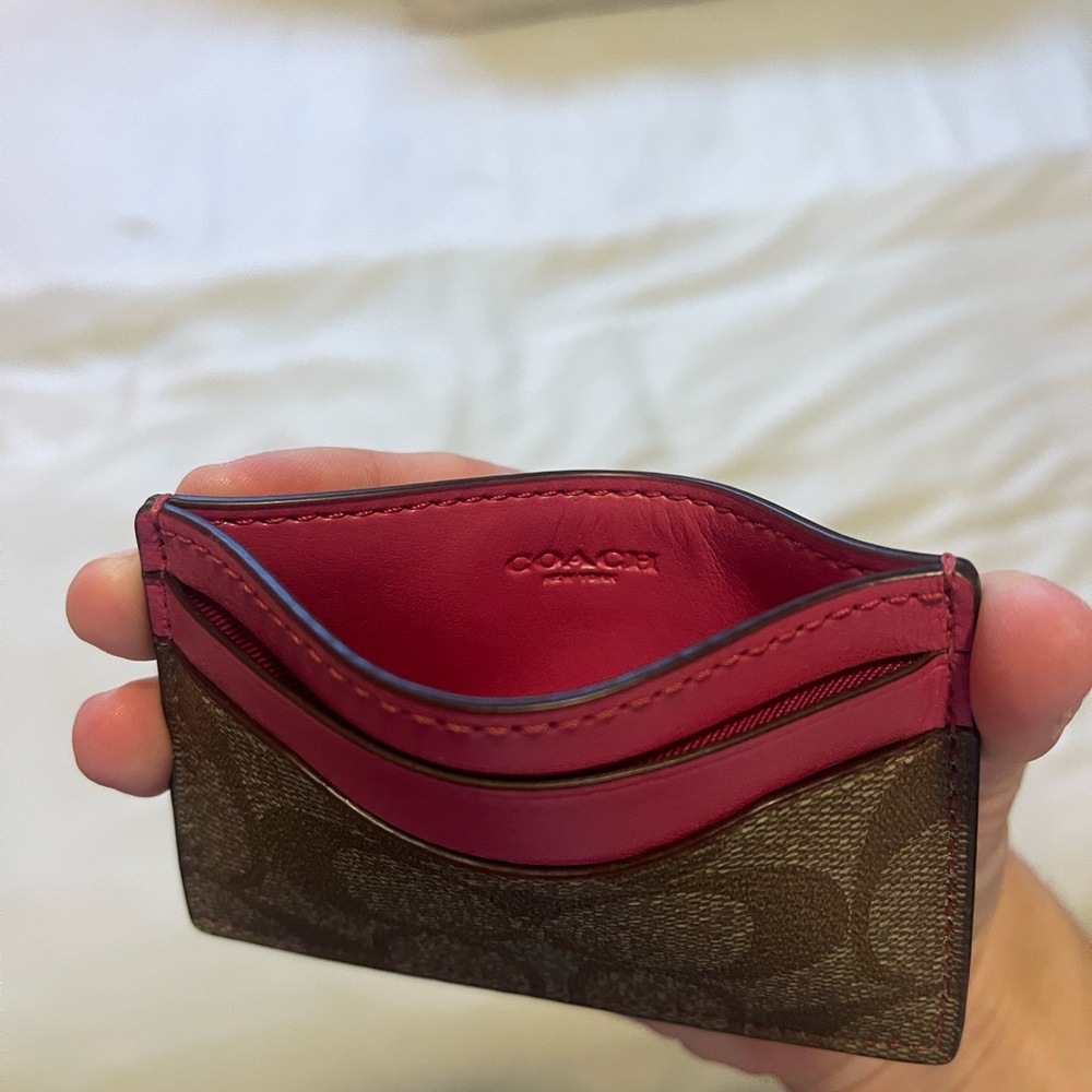Coach Signature Card Case - image 4